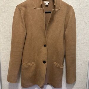 J. Crew Women's Camel Sweater Blazer